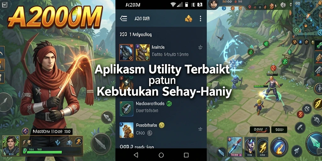Tampilan antarmuka A200M yang menarik dan user-friendly.
