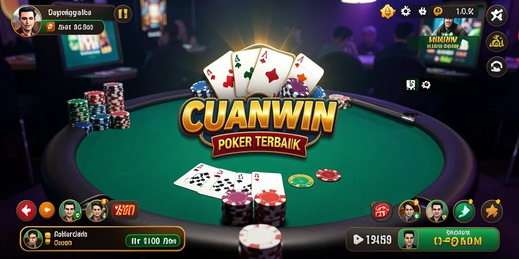 Tangkapan layar CUANWIN menampilkan aksi seru dalam permainan Poker.