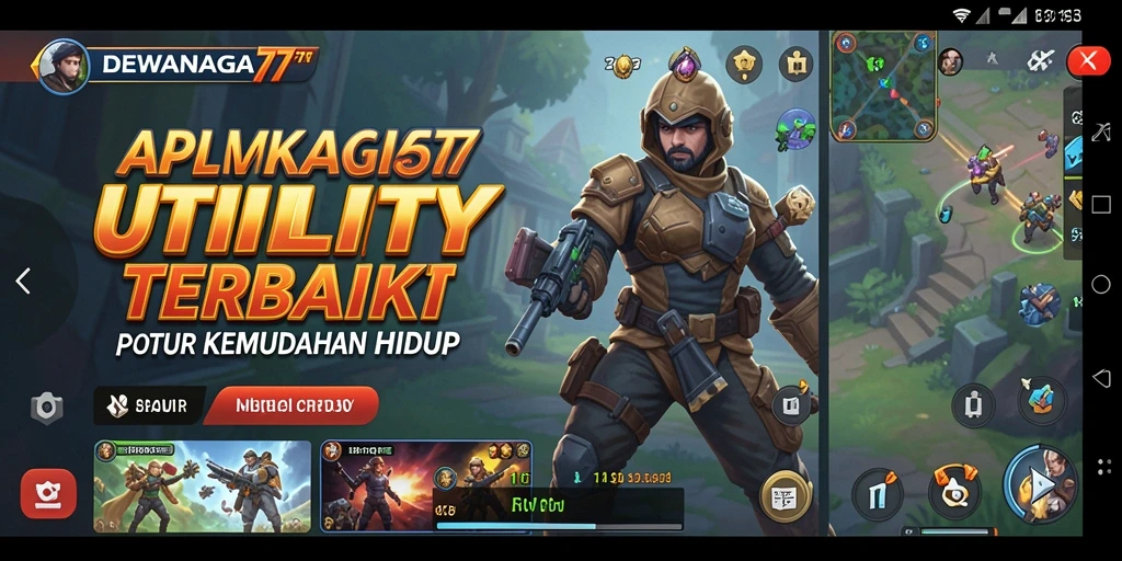 Tampilan antarmuka user-friendly DEWANAGA77 yang memudahkan navigasi.