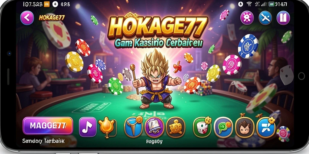 Tampilan gameplay HOKAGE77 menampilkan keseruan permainan Kasino.