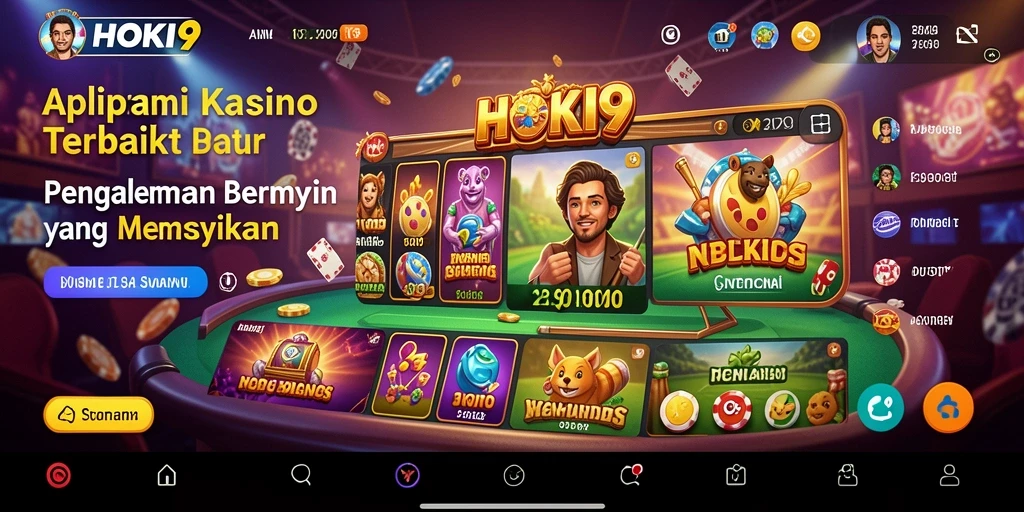 Screenshot HOKI9 menampilkan gameplay menarik dan interaktif dari permainan Kasino.