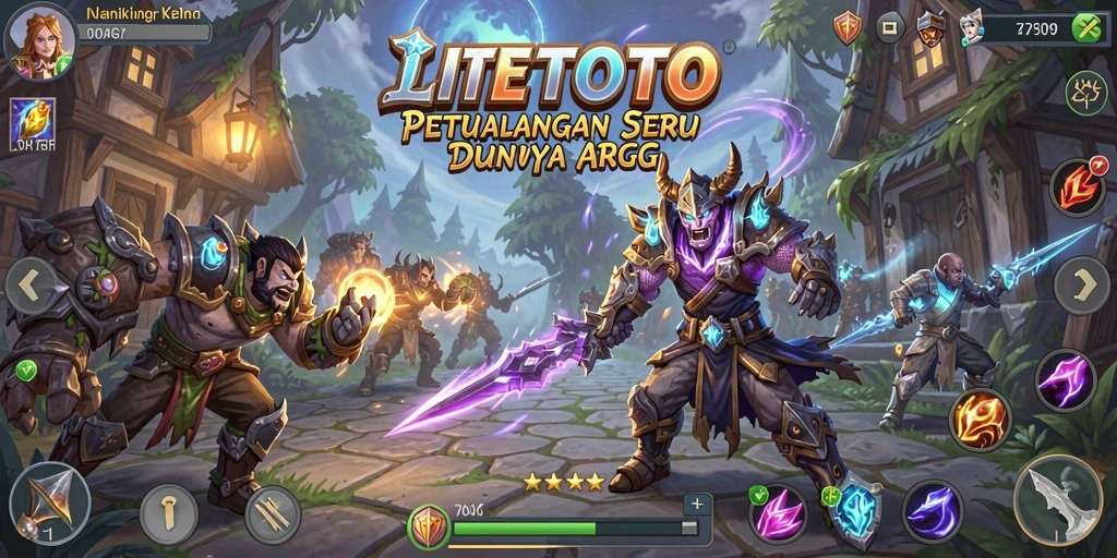 Tampilan gameplay seru dan grafis menawan di LITETOTO.