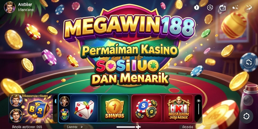Tampilan gameplay MEGAWIN188 yang penuh aksi dan keseruan.