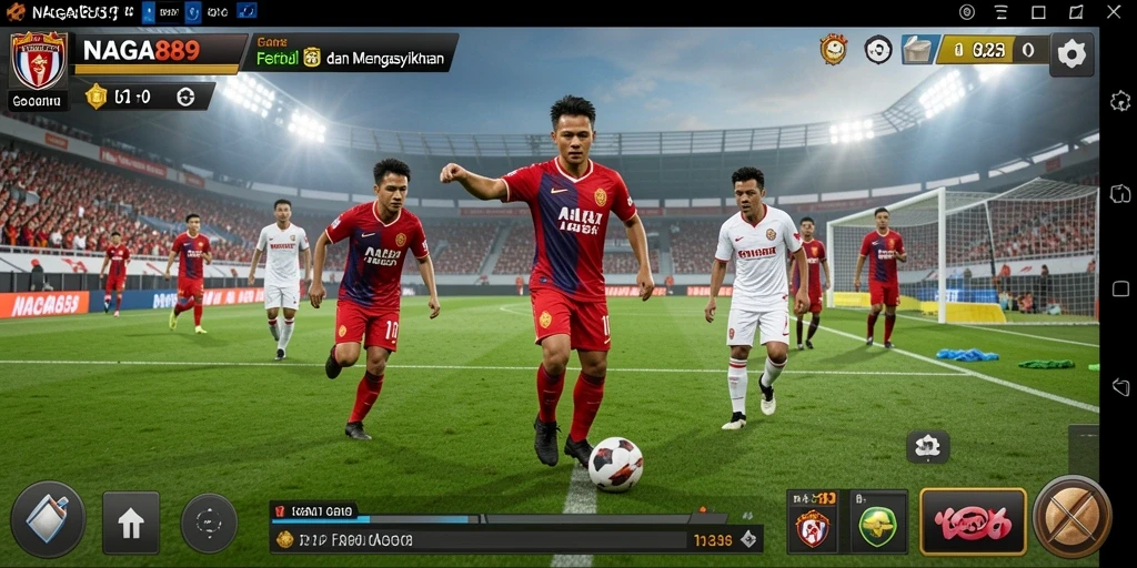 Gameplay sepak bola yang seru di NAGA889.
