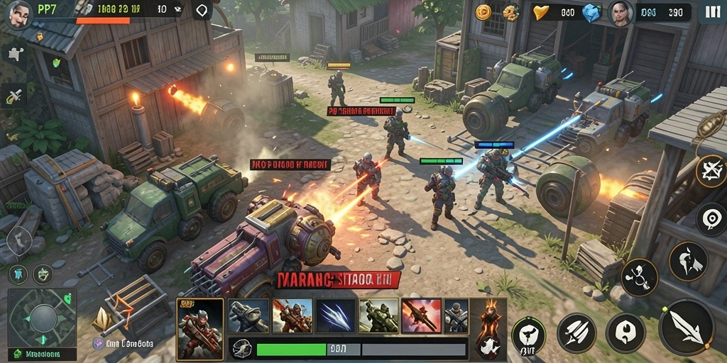 Gameplay seru PP7 dengan taktik mendebarkan dan strategi brilian.