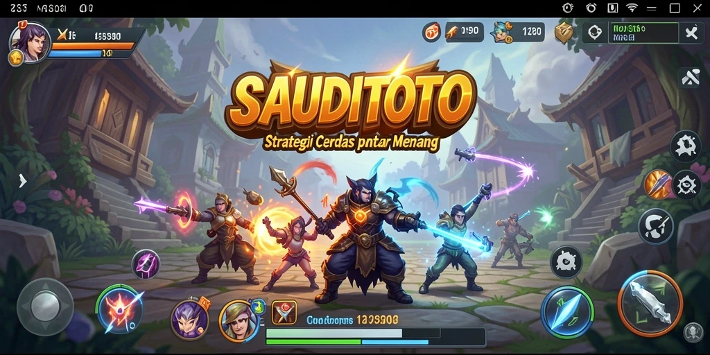 Screenshot gameplay SAUDITOTO menampilkan aksi strategi yang mendebarkan.