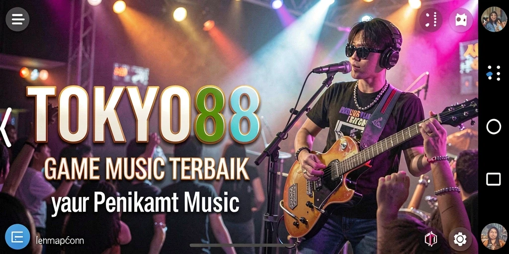 Tampilan gameplay seru dari TOKYO88 dengan berbagai pilihan lagu.