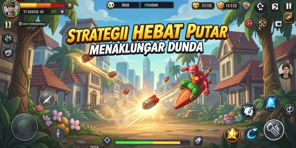 Tampilan gameplay menakjubkan dengan aksi strategi di V21.