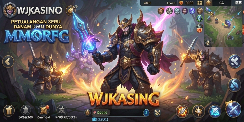 Tampilan aksi seru dalam gameplay WJKASINO yang mengasyikkan.