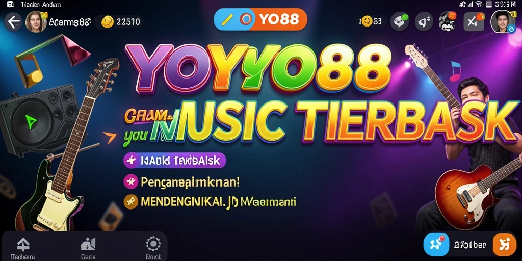 Tampilan gameplay <strong>YOYO88</strong> yang mengasyikkan dengan berbagai genre lagu.